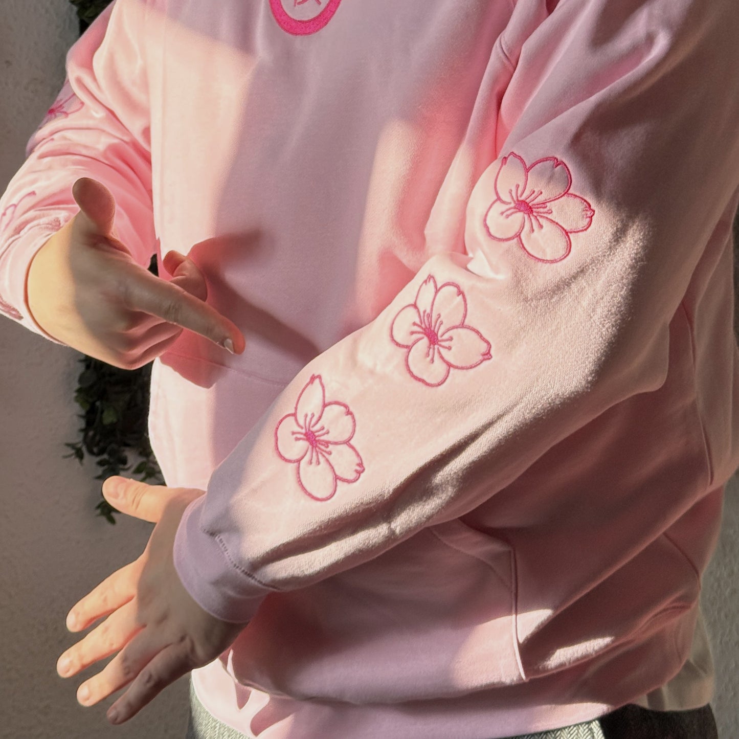 Sakura Frog Hoodie